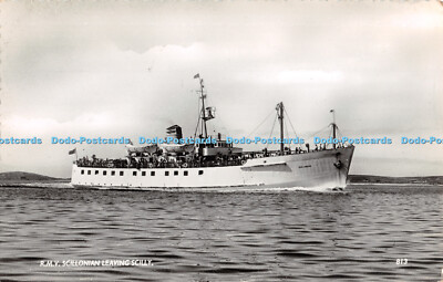 R326139 R M V Scillonian Leaving Scilly James Gibson RP