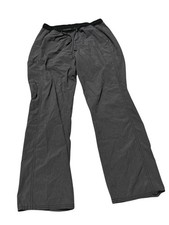 Scrubstar Women Gray Drawstring Scrub Pants Size Medium