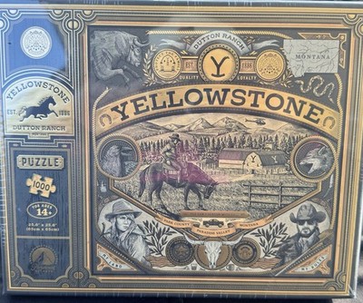 Yellowstone Multidimensional Puzzle 25.6'' x 25.6'' 1,000 Pieces, by Theory11