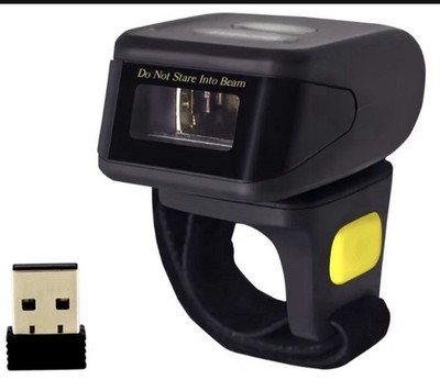 Symcode Portable Wireless Bluetooth Finger Ring Barcode Scanner