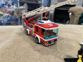 LEGO City-60107 &ldquo;Ladder Truck&rdquo; & 60003 &ldquo;Fire Emergency&rdquo; 100% Complete! Free Ship