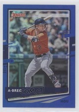 2020 Panini Donruss Nickname Variation Holo Blue Alex Bregman (A-Breg) #112 c4h
