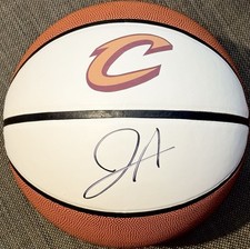 Jarrett Allen Signed Autographed Cleveland Cavaliers Logo Basketball JSA COA 