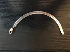 Sterling Silver Italy Herringbone Bracelet