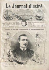 JOURNAL ILLUSTRE 1868 N° 245 FUSIL CHASSEPOT - CAVALERIE G. DORE -MAYENCE