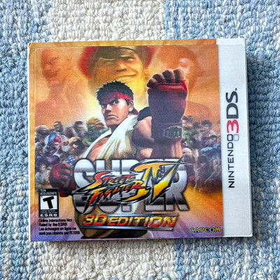 Capcom Super Street Fighter IV: 3D Edition - 3DS, 2011, T Rated, Manual