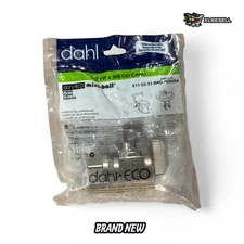 Dahl Angle Stop Valve 1/2" FIP Inlet x 3/8" Compression Outlet 1/4-Turn