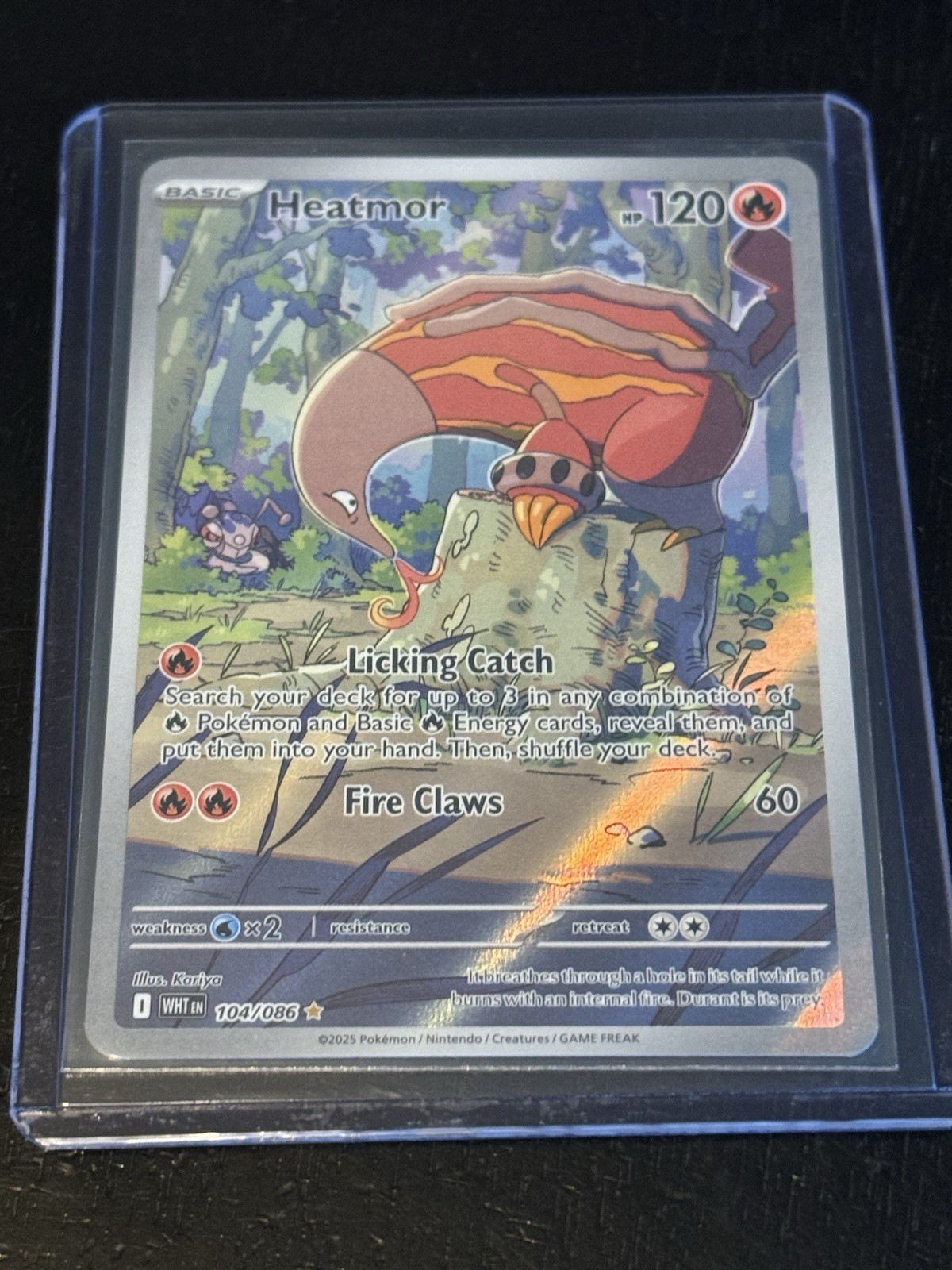 Heatmor 104/086 Sv: White Flare Holo