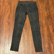 James Jeans Black Snake Print Skinny James Twiggy Jeans