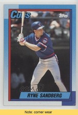 1990 Topps Ryne Sandberg #210 HOF READ 0l2