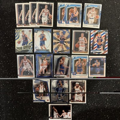 New York Knick Tyler Kolek, Pacome Dadiet, And Miles Mcbride 21 Card Lot