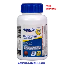 New Equate Ibuprofen Tablets, 200 mg, Pain Reliever and Fever Reducer, 500 Count