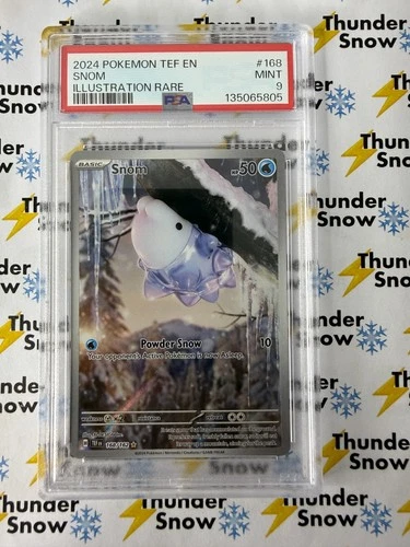 Snom #168 Illustration Rare 2024 Pokemon Temporal Forces PSA 9