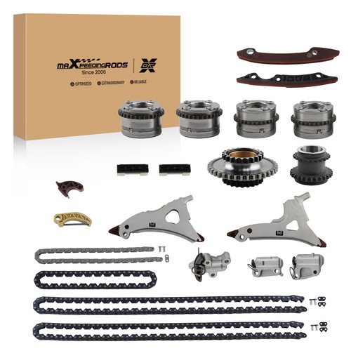 Camshaft Adjusters Timing Chain Kit for Mercedes M276 W212 W204 W166 3.0L 3.5L - Picture 11 of 14