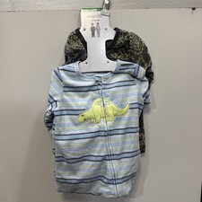 KIDS HEADQUARTERS 2-pack Sleeper Long Sleeve Zip Up Footie Pajama 18 Month NWT