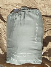OLIVE  CRATE EUCALYPTUS - KING DUVET COVER SET SPRING SAGE