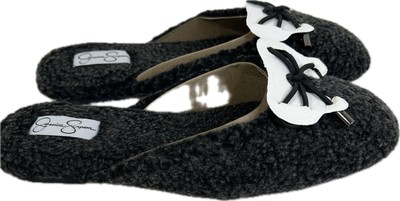 Jessica  Simpson Bomber Shearling  Slip On Size 5.5