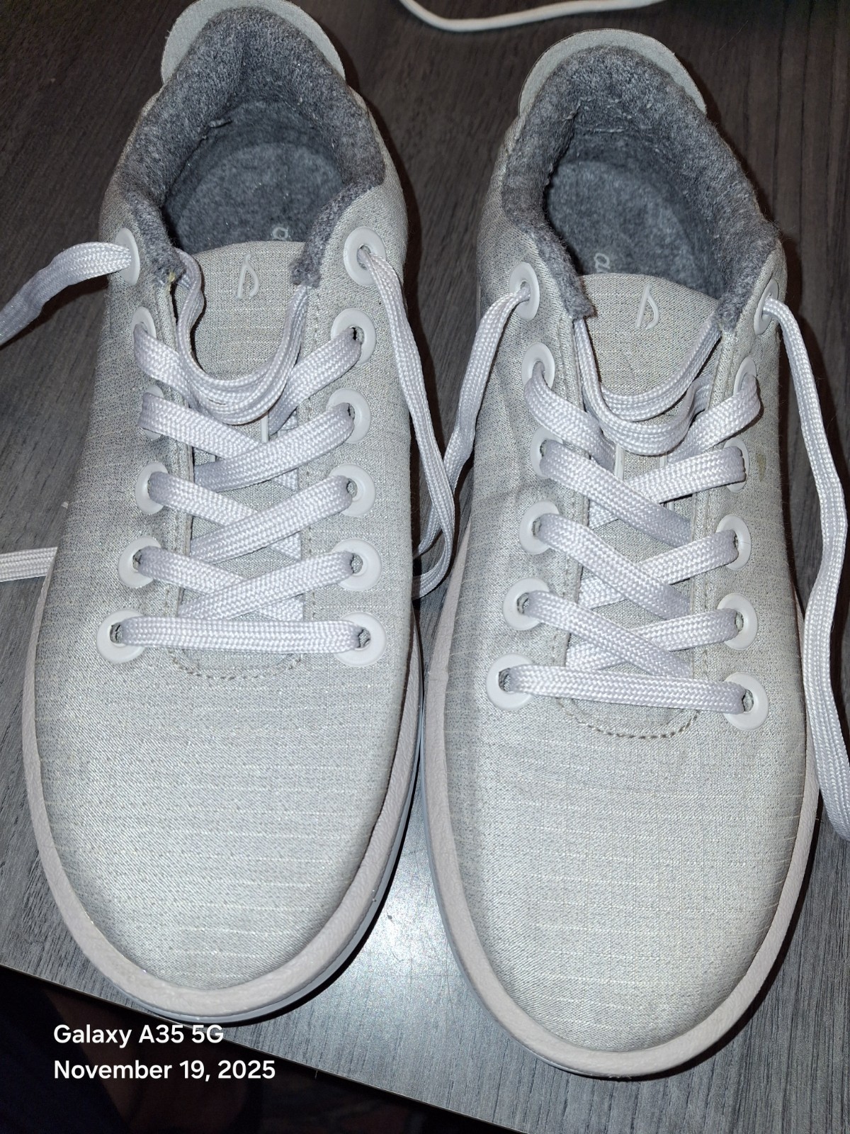 Womens Size 7 Allbirds Sneakers Wool Runner Natural Grey