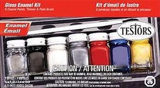 Testors Hobby Enamel Kit Small - Hobby and Model Paint Set - 9115