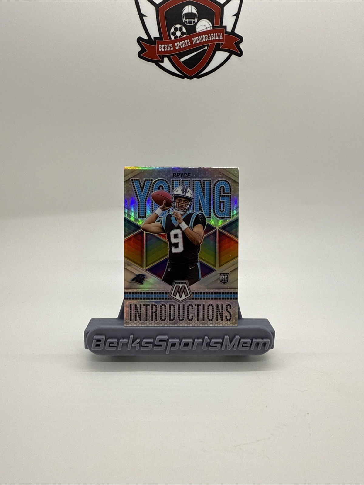 Bryce Young 2023 Mosaic RC Introductions Silver Prizm #I-1 Rookie Panthers