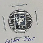 1 Gram 0.999 Fine Silver Bar - Dinosaur
