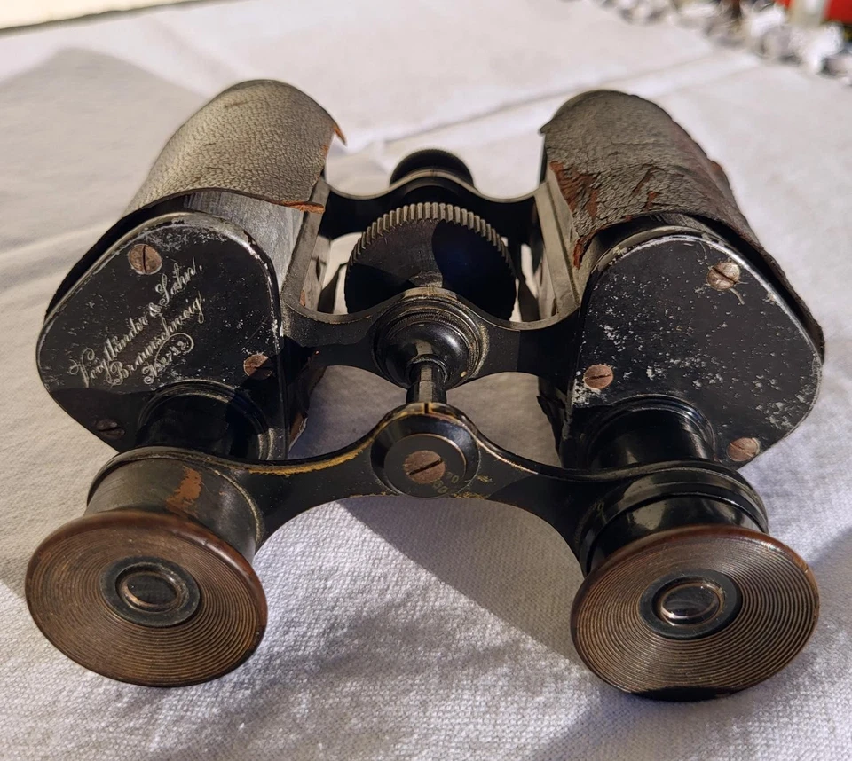 Voigtländer & Söhne Braunschweig 9x, sehr seltenes Fernglas um 1900 Antik - Bild 4 von 4
