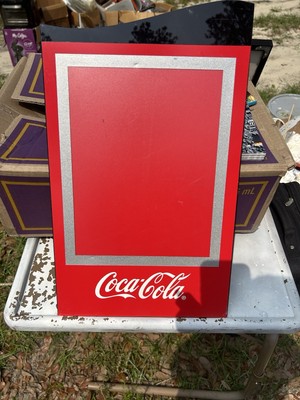 The Coca Cola Company Message/Menu Board Sign Stand with Magnetic Frame
