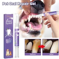 Pet Oral Gel Teeth Cleaning for Dogs Cats Bad Breath Tartar Plaque Removal US