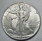 1937  WALKING LIBERTY HALF DOLLAR   AU/UNC   #9953