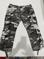 2 PAIR Rothco BDU Black & White & Blue  Camouflage Tactical Cargo Pants XXX-L