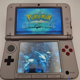 Nintendo 3DS XL Retro Silver NES Edition, No Manual No AR Cards, Tested, Working