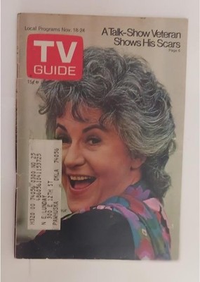 TV GUIDE NOV 18 1972 BEA ARTHUR MAUDE JAMES CAAN DONNY OSMOND THE WALTONS