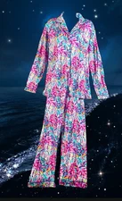 Women's Simply Southern Pajamas Shirt & Pants Sz L Large PJs Lilly Style  NWOT