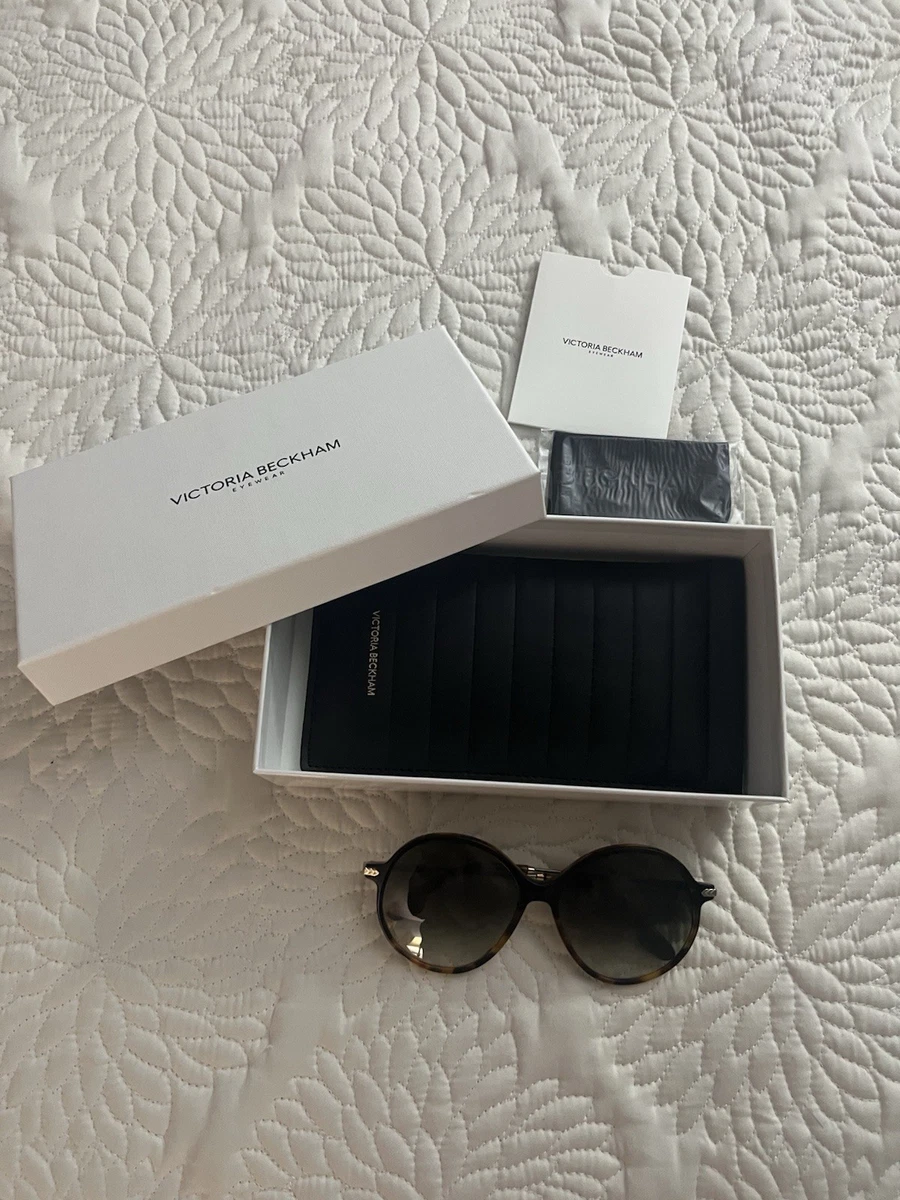 Victoria Beckham Sunglasses VB231S-702-58 New with tags Victoria Beckham VB231S 702 Round Pale Gold Sunglasses  main image 4