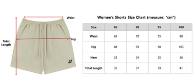 YONEX 26S/S Women's Badminton Shorts Sports Training Pants Navy