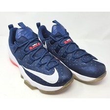 Nike LeBron XIII Low Coastal Blue Bright Crimson Men\'s 10 831925-416 Basketball Lebron XIII Low Sz 10 Men main image 4