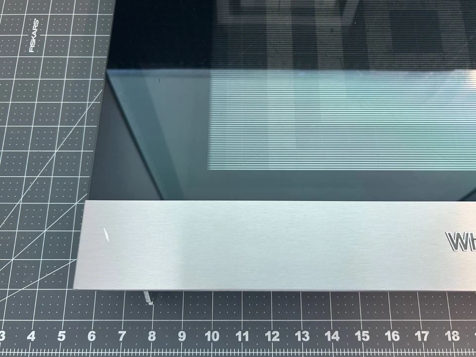 NUEVO Conjunto de puerta de vidrio para horno de cocina Whirlpool P# W11594222 Foto 2 de 4