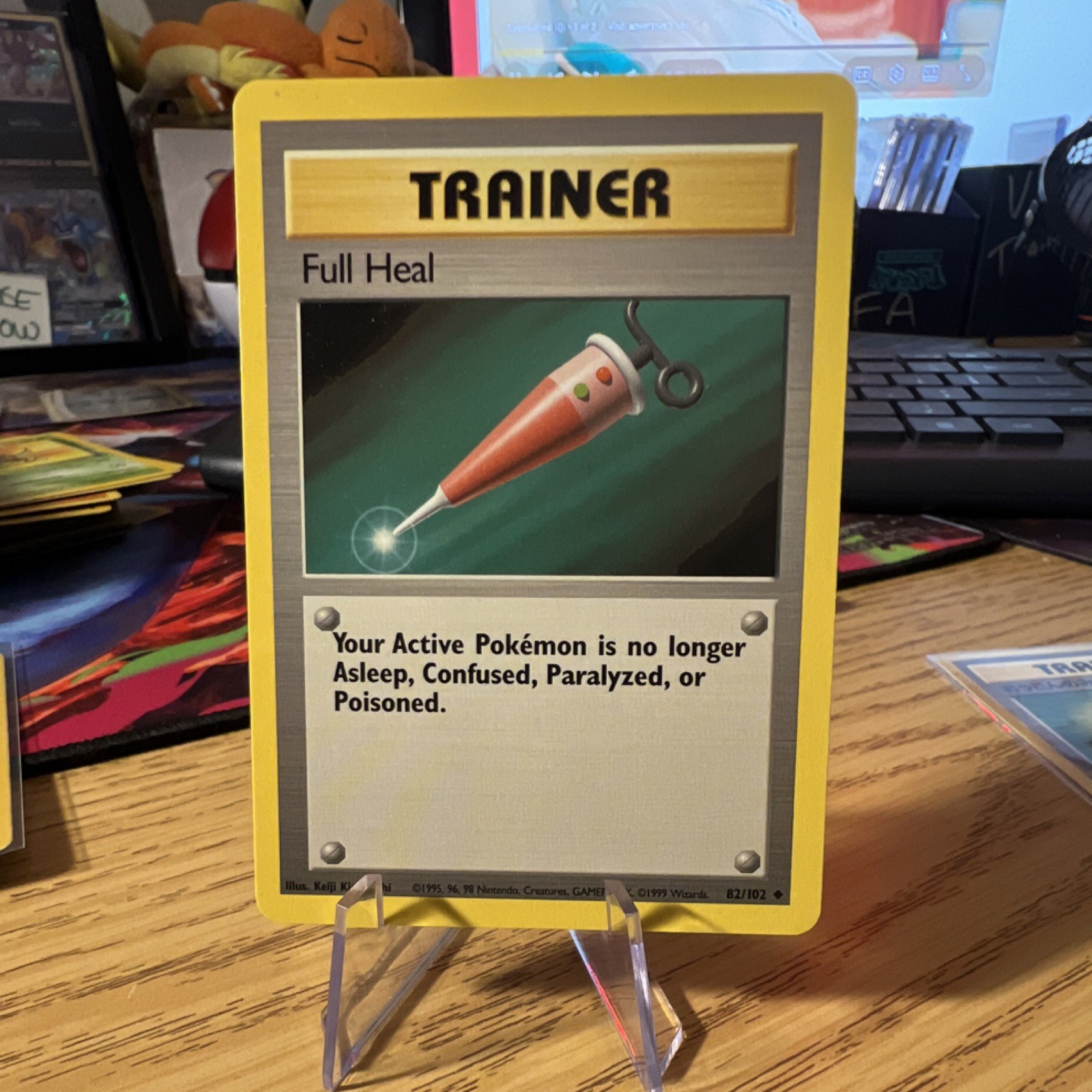 Pokémon TCG Base Set Trainer Full Heal 82/102 Regular English Card