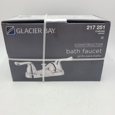 Glacier Bay Constructor 4in 2-Handle Bath Faucet (F5121054CP) New In Box