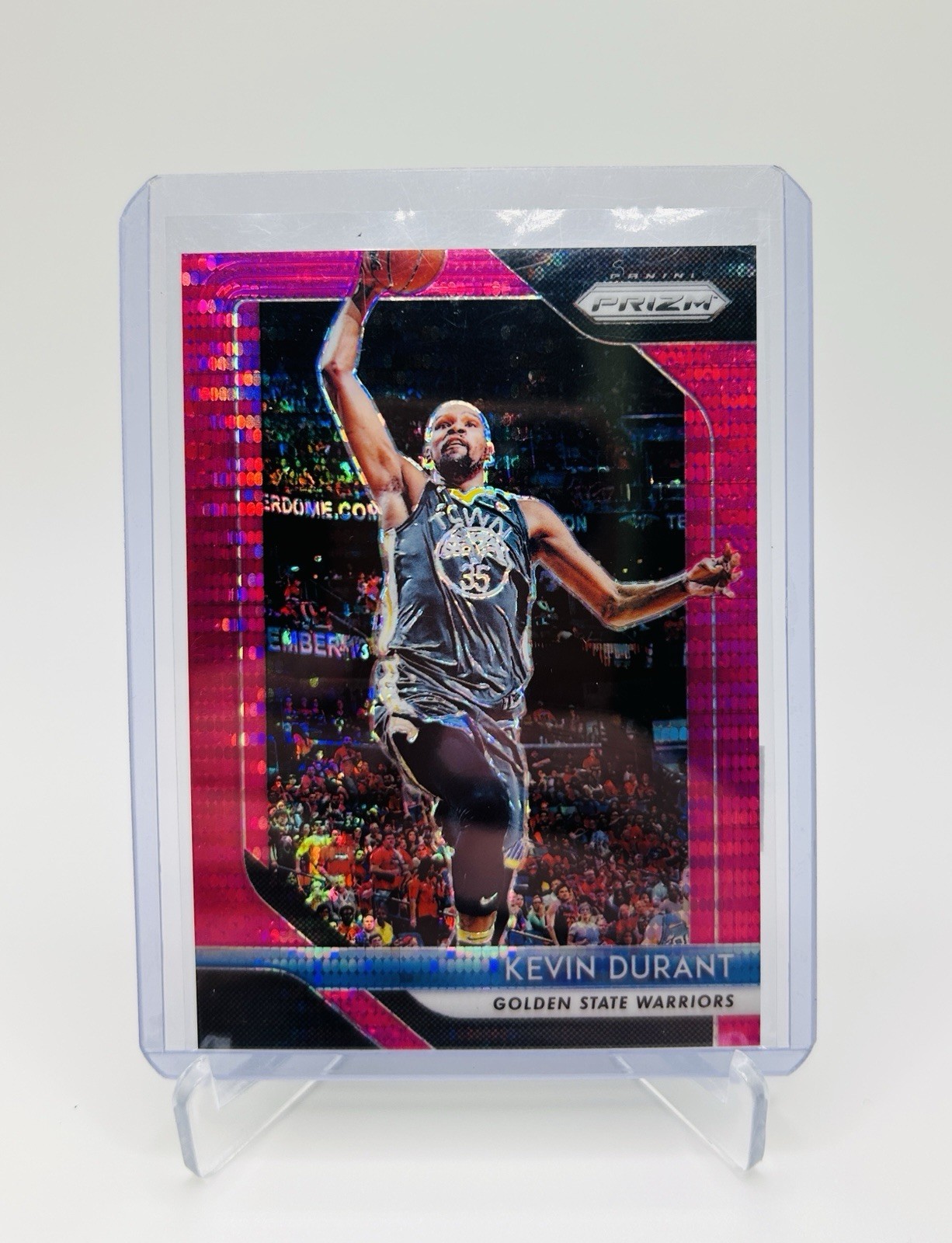 2018-19 Panini Prizm Kevin Durant Pink Pulsar /42 Prizm #252
