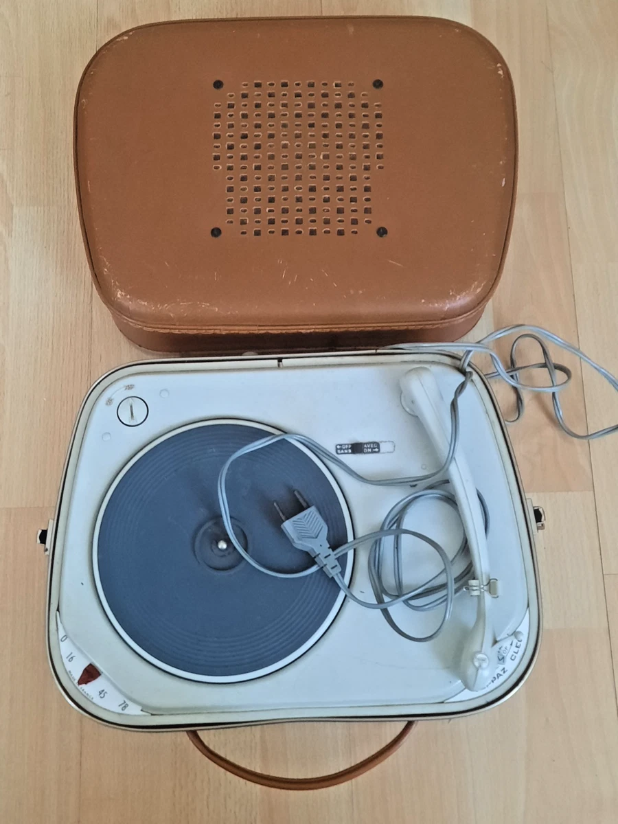 TOURNE DISQUE ELECTROPHONE TEPPAZ CLEO VINTAGE - FONCTIONNE