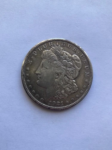 1921 S - Morgan Silver One Dollar Coin Fine Condition