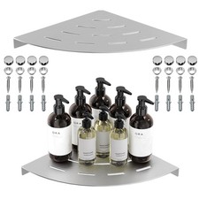 Corner Shower Shelves Load Capacity 40 Lbs 304 Stainless Steel Shelf for Show...