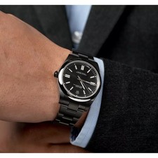 Rolex Oyster Perpetual 114300 Black Dial Black PVD/DLC Coated Steel Watch 5