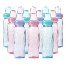 Feeding Classic Tinted Plastic Standard Neck Bottles for Baby, Infant and New...