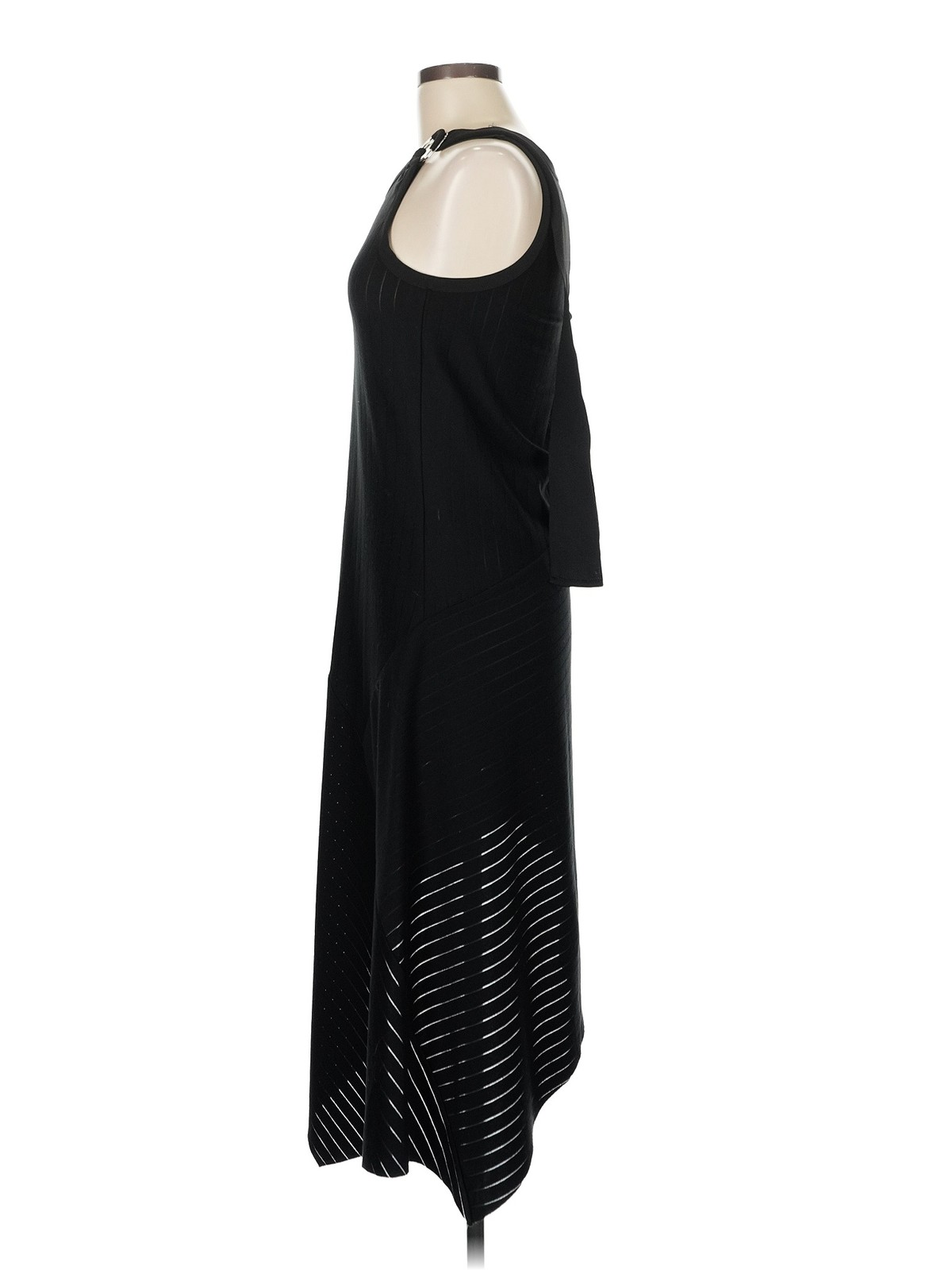 Zara W&B Collection Women Black Casual Dress M thumbnail 4