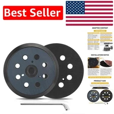 Replacement 5 Inch Sanding Disc Pads for Orbital Sanders - 2 Pack with 8 Holes