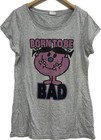 Womens Mr Men Little Miss Born to Be Bad Top Size UK 12 Novelty T-Shirt