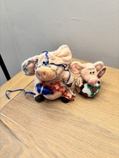 Vintage Piggin Collectable ' Celebration ' 2002 Carte Blanche Plush Toy pudding