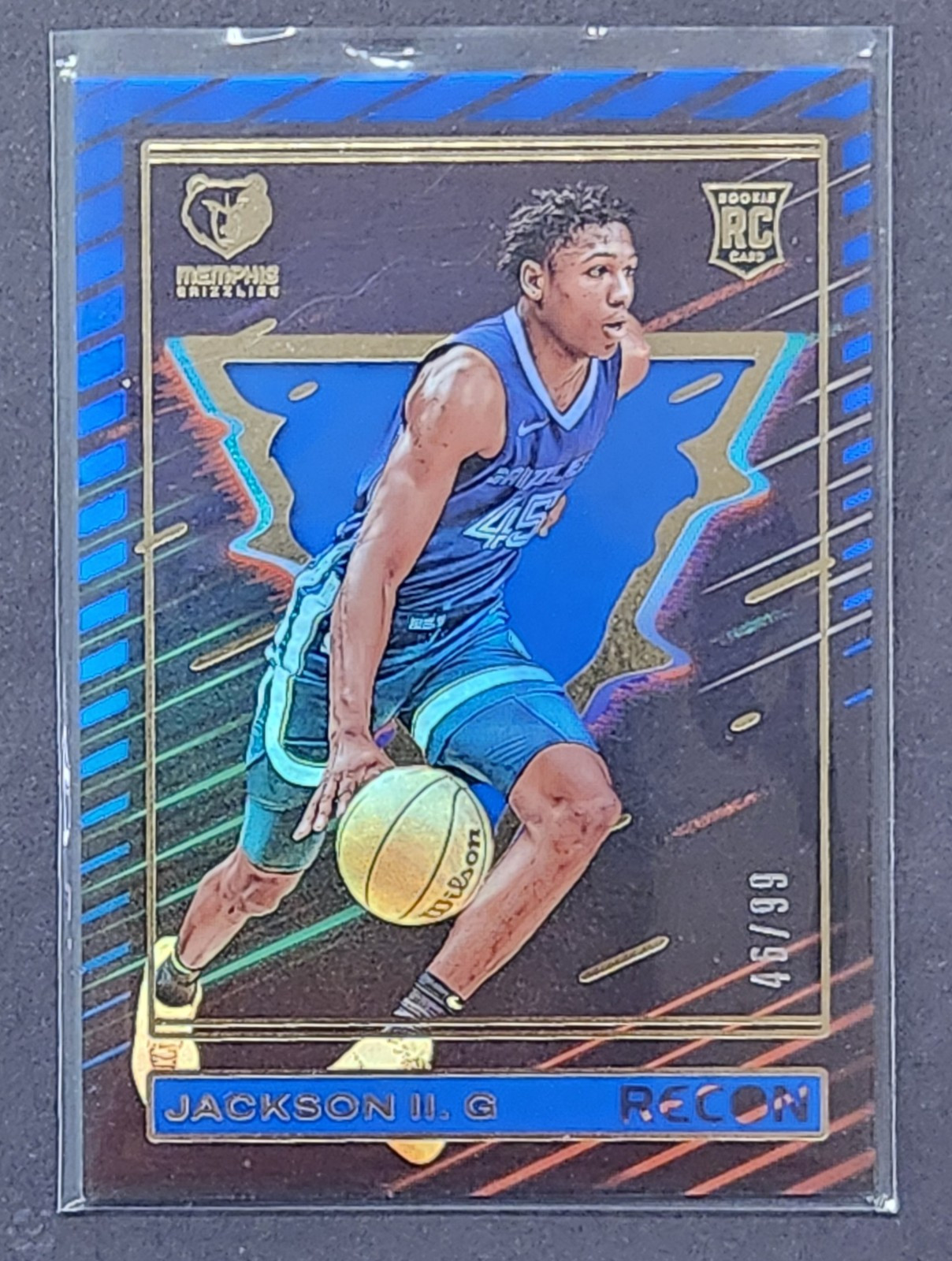 GG Jackson #238 RC 2023-24 Panini Recon Blue Rookie #46/99 Grizzlies